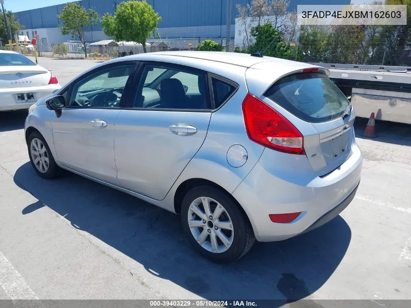 2011 Ford Fiesta Se VIN: 3FADP4EJXBM162603 Lot: 39403229