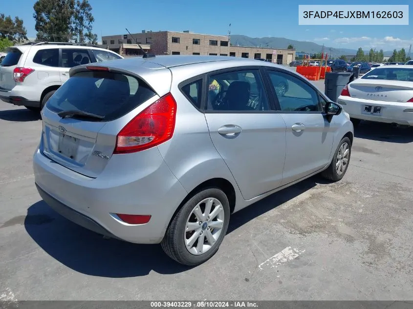 2011 Ford Fiesta Se VIN: 3FADP4EJXBM162603 Lot: 39403229