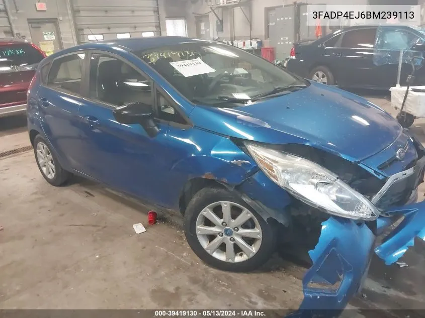 3FADP4EJ6BM239113 2011 Ford Fiesta Se