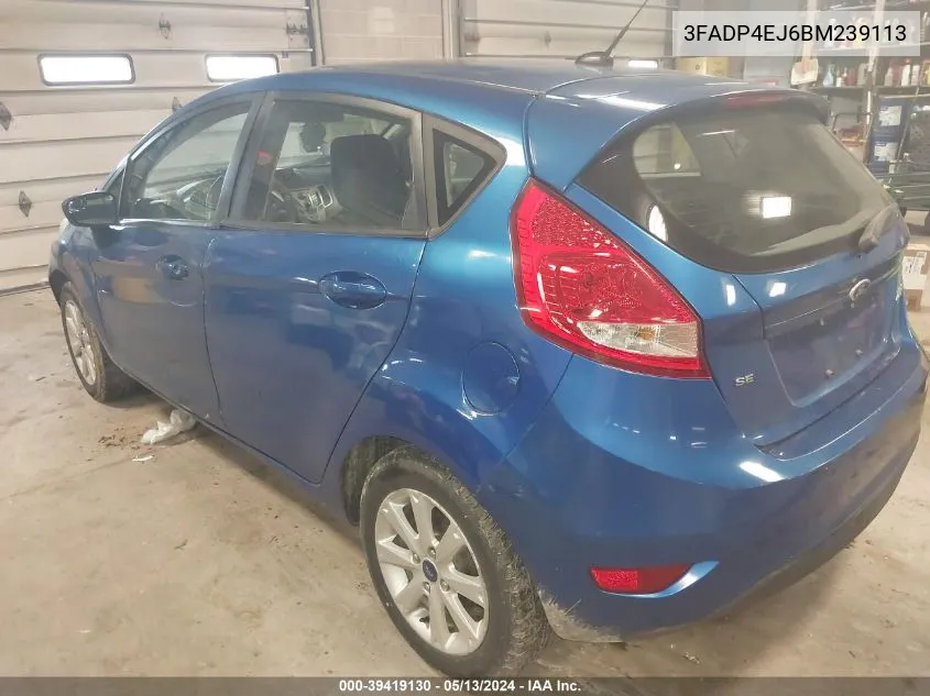 3FADP4EJ6BM239113 2011 Ford Fiesta Se