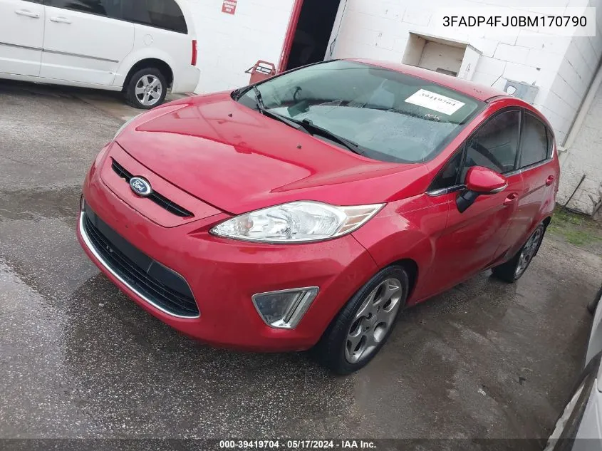 3FADP4FJ0BM170790 2011 Ford Fiesta Ses