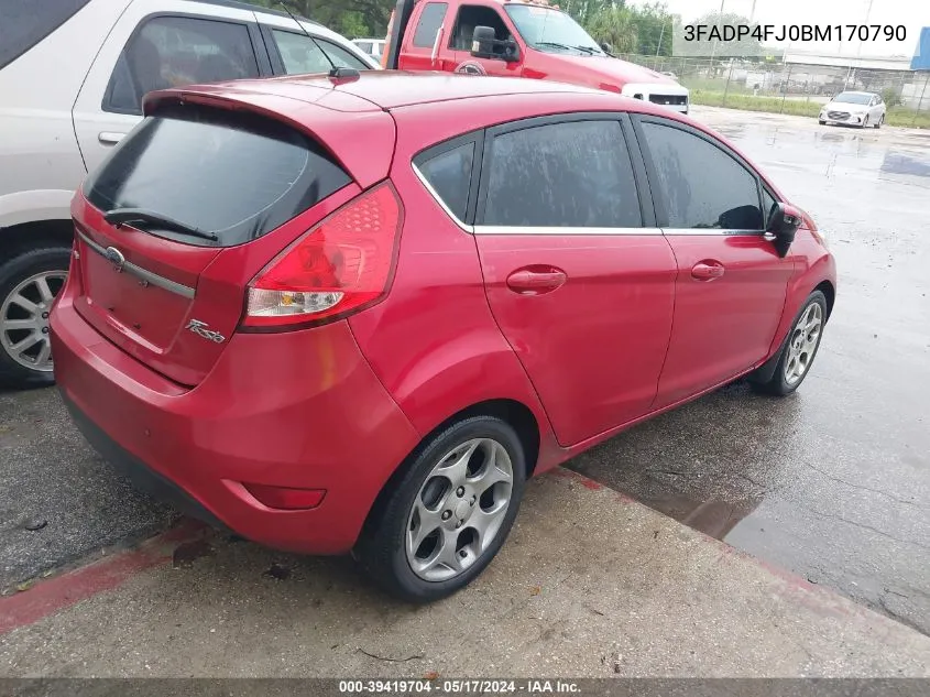 3FADP4FJ0BM170790 2011 Ford Fiesta Ses