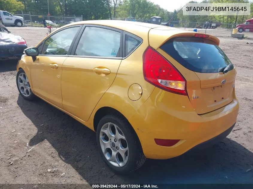 2011 Ford Fiesta Ses VIN: 3FADP4FJ9BM145645 Lot: 39429244