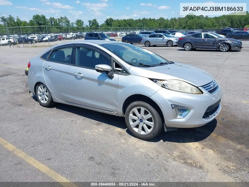 2011 Ford Fiesta Sel VIN: 3FADP4CJ3BM186633 Lot: 39440855