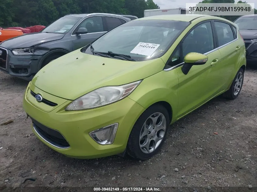 2011 Ford Fiesta Ses VIN: 3FADP4FJ9BM159948 Lot: 39452149