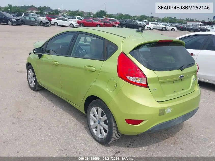 2011 Ford Fiesta Se VIN: 3FADP4EJ8BM162146 Lot: 39459659