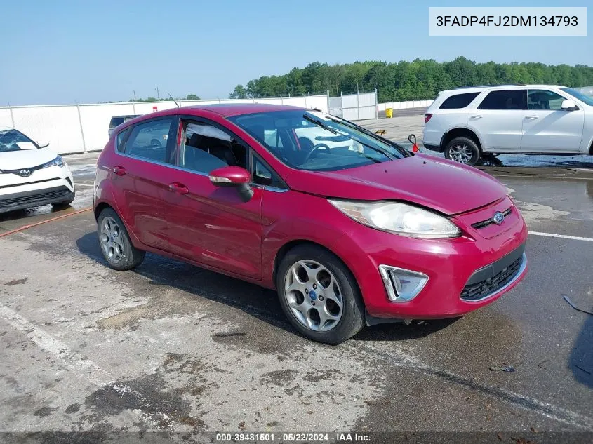 2011 Ford Fiesta Ses VIN: 3FADP4FJ2DM134793 Lot: 39481501