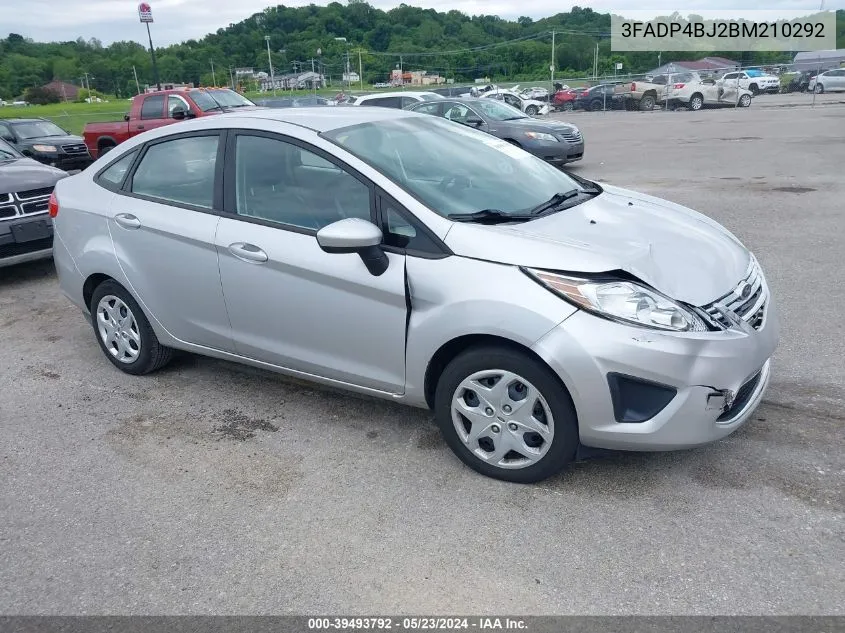 2011 Ford Fiesta Se VIN: 3FADP4BJ2BM210292 Lot: 39493792