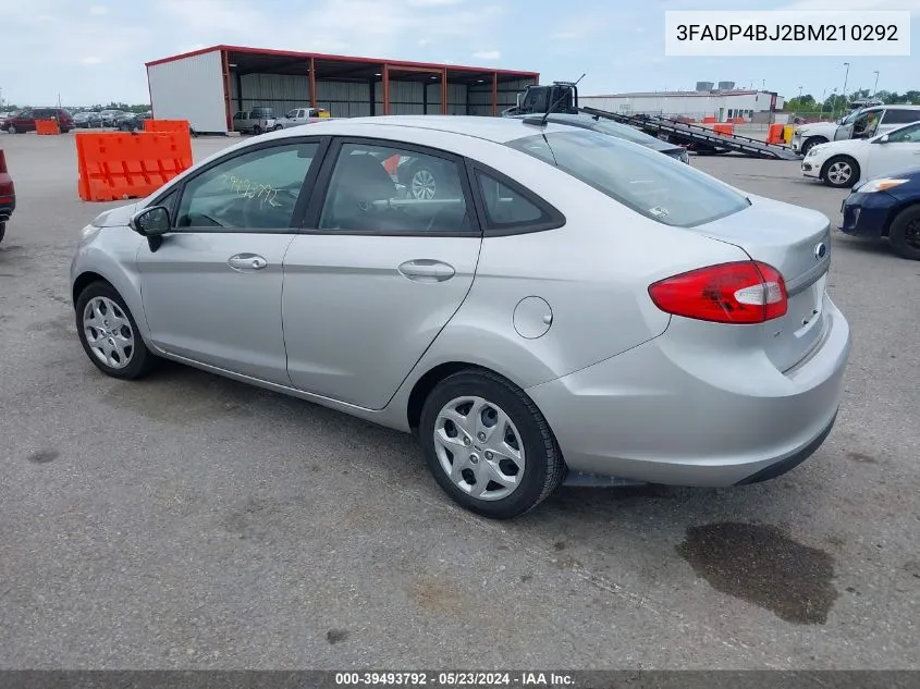 3FADP4BJ2BM210292 2011 Ford Fiesta Se