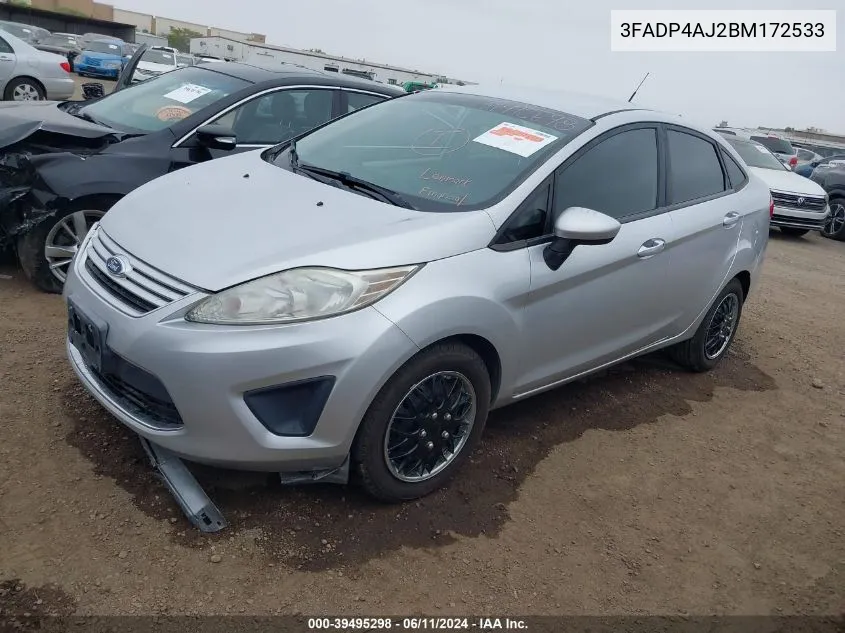 3FADP4AJ2BM172533 2011 Ford Fiesta S