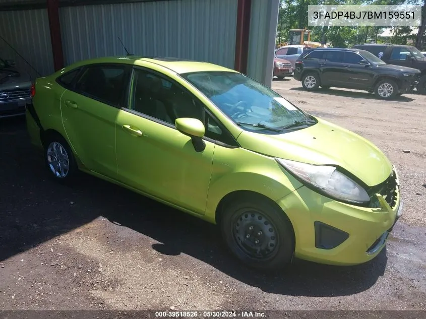 3FADP4BJ7BM159551 2011 Ford Fiesta Se