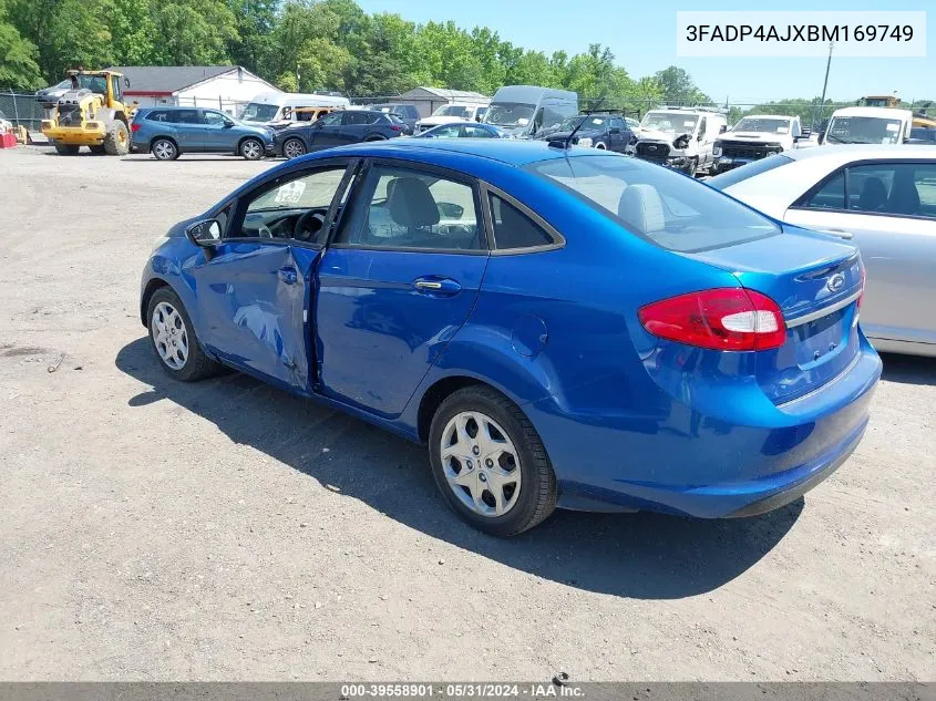 3FADP4AJXBM169749 2011 Ford Fiesta S