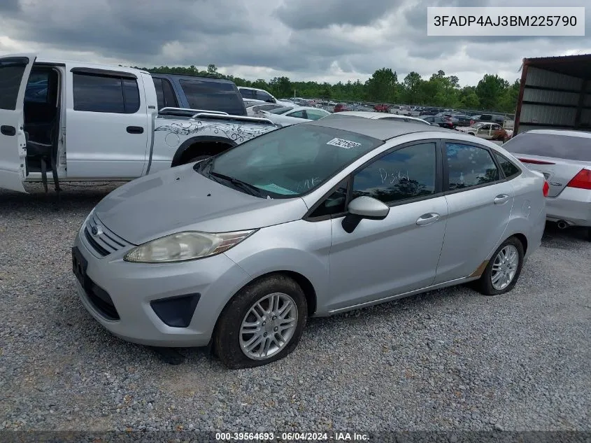 2011 Ford Fiesta S VIN: 3FADP4AJ3BM225790 Lot: 39564693