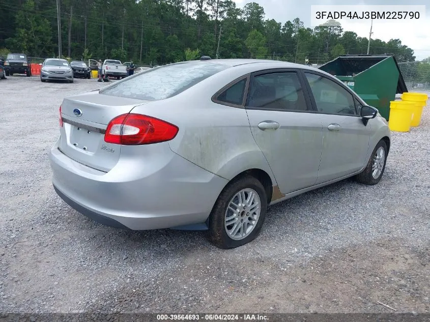 2011 Ford Fiesta S VIN: 3FADP4AJ3BM225790 Lot: 39564693