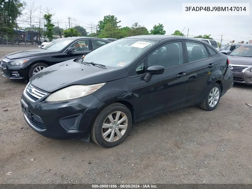 2011 Ford Fiesta Se VIN: 3FADP4BJ9BM147014 Lot: 39581856