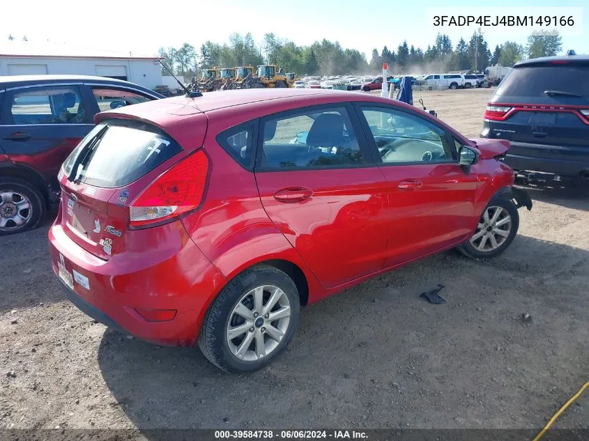 3FADP4EJ4BM149166 2011 Ford Fiesta Se