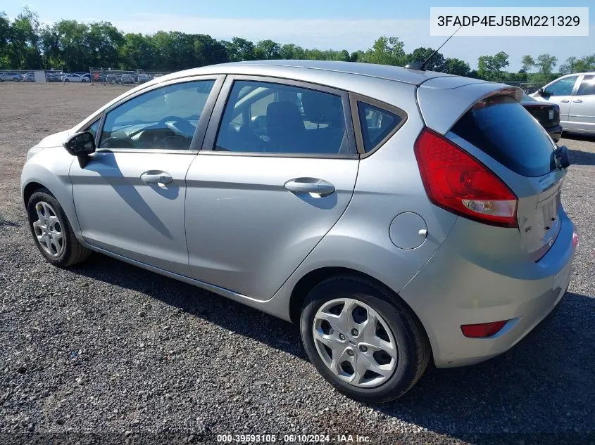 3FADP4EJ5BM221329 2011 Ford Fiesta Se