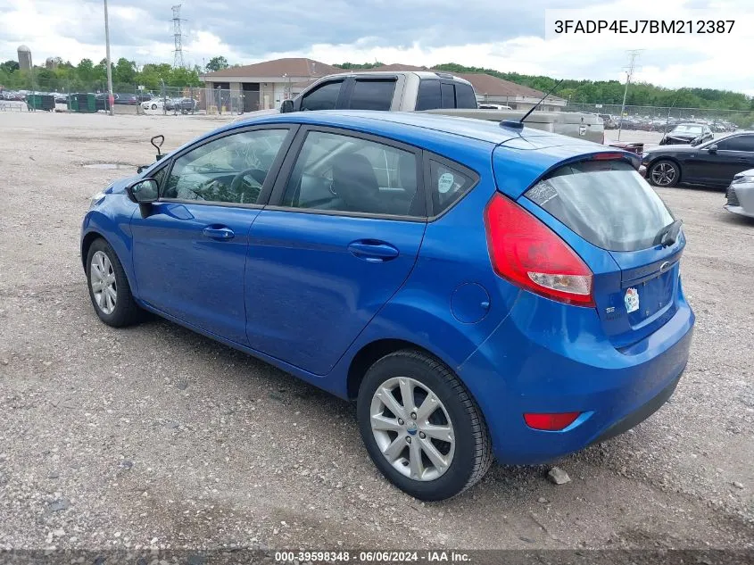 3FADP4EJ7BM212387 2011 Ford Fiesta Se