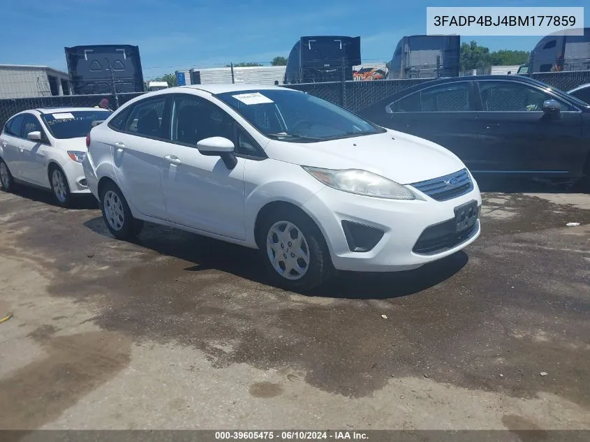 2011 Ford Fiesta Se VIN: 3FADP4BJ4BM177859 Lot: 39605475