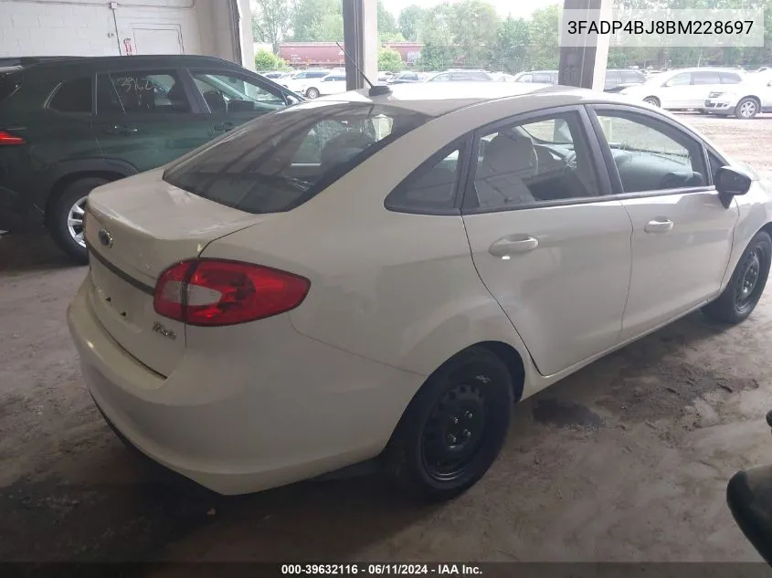 3FADP4BJ8BM228697 2011 Ford Fiesta Se