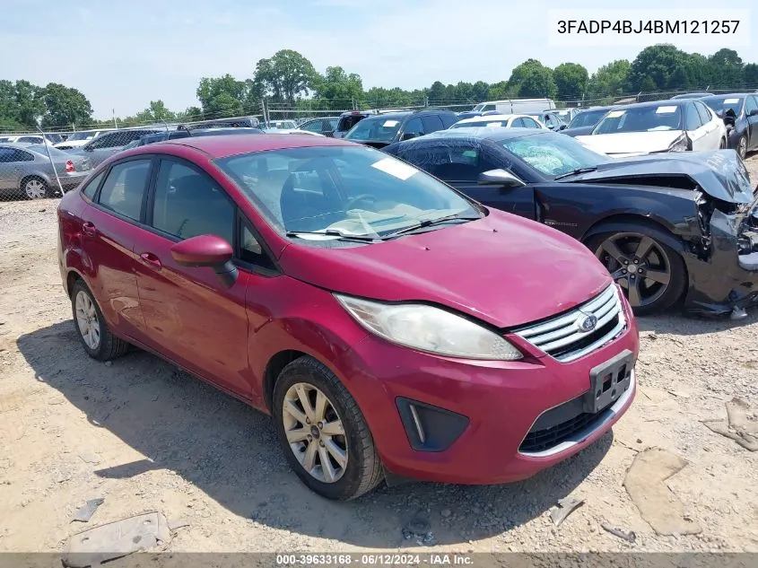 2011 Ford Fiesta Se VIN: 3FADP4BJ4BM121257 Lot: 39633168