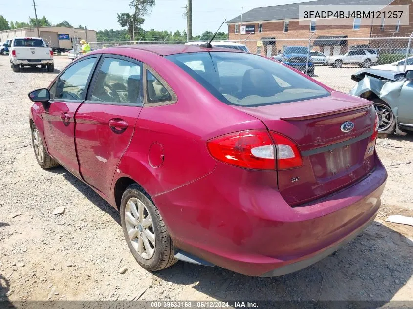 3FADP4BJ4BM121257 2011 Ford Fiesta Se