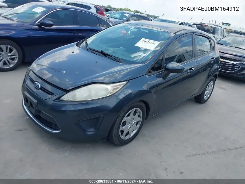 2011 Ford Fiesta Se VIN: 3FADP4EJ0BM164912 Lot: 39633861