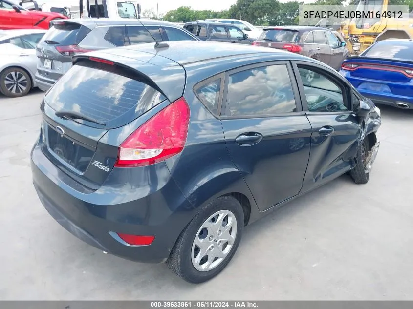 2011 Ford Fiesta Se VIN: 3FADP4EJ0BM164912 Lot: 39633861