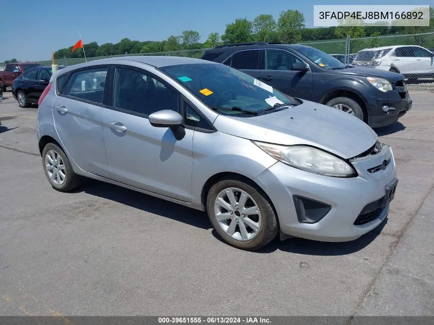 2011 Ford Fiesta Se VIN: 3FADP4EJ8BM166892 Lot: 39651555