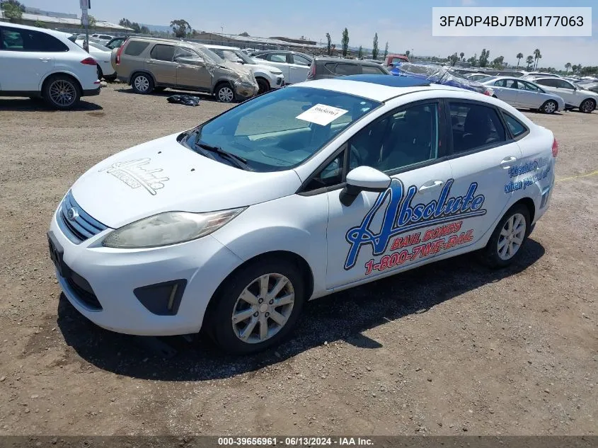 2011 Ford Fiesta Se VIN: 3FADP4BJ7BM177063 Lot: 39656961