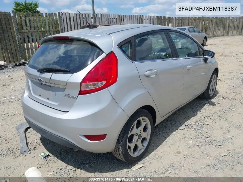 3FADP4FJXBM118387 2011 Ford Fiesta Ses