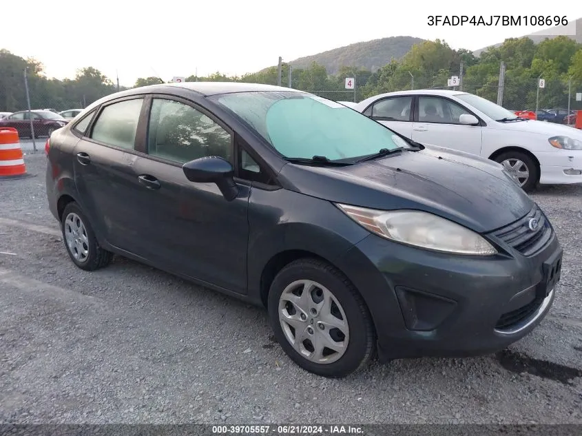 3FADP4AJ7BM108696 2011 Ford Fiesta S