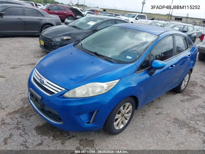 3FADP4BJ8BM115252 2011 Ford Fiesta Se