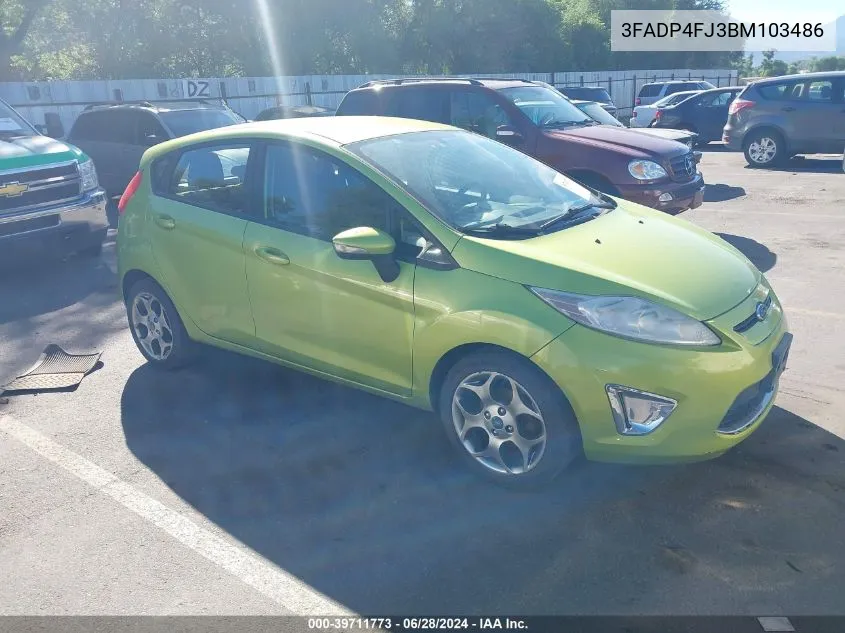 3FADP4FJ3BM103486 2011 Ford Fiesta Ses