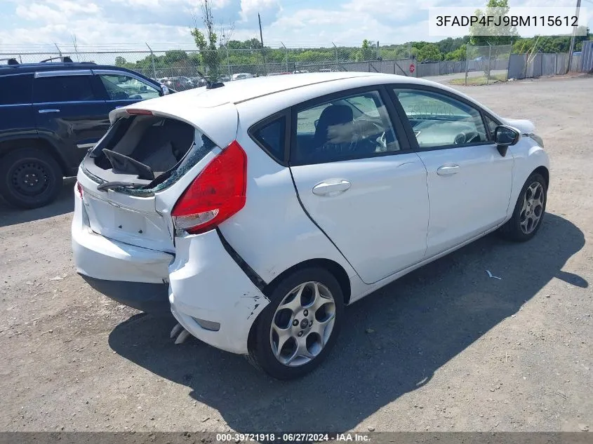 3FADP4FJ9BM115612 2011 Ford Fiesta Ses