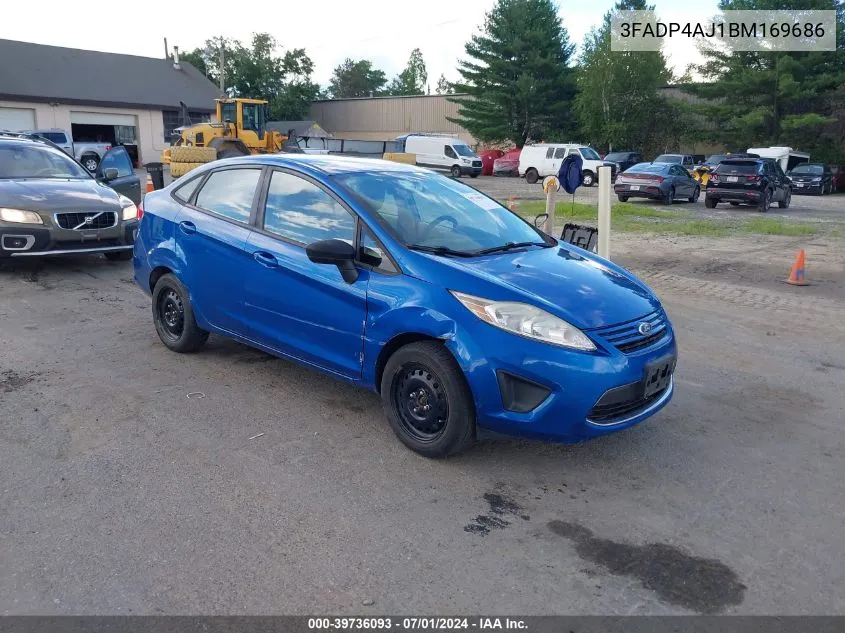 3FADP4AJ1BM169686 2011 Ford Fiesta S