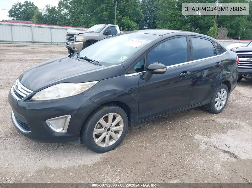 2011 Ford Fiesta Sel VIN: 3FADP4CJ4BM178864 Lot: 39752599