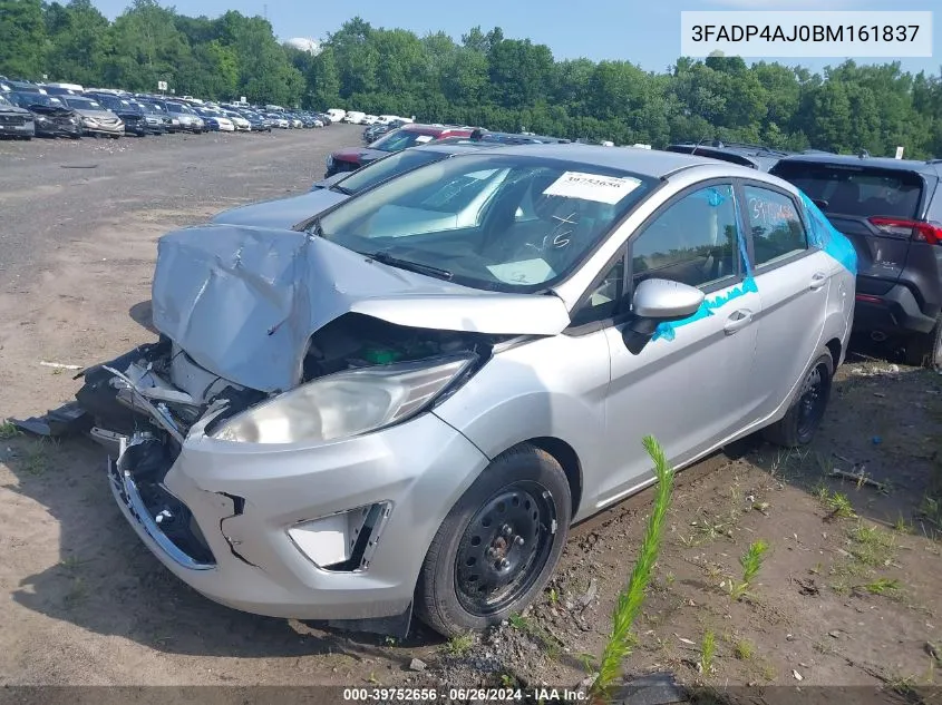 2011 Ford Fiesta S VIN: 3FADP4AJ0BM161837 Lot: 39752656