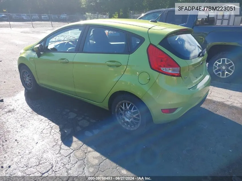 2011 Ford Fiesta Se VIN: 3FADP4EJ7BM223051 Lot: 39758453