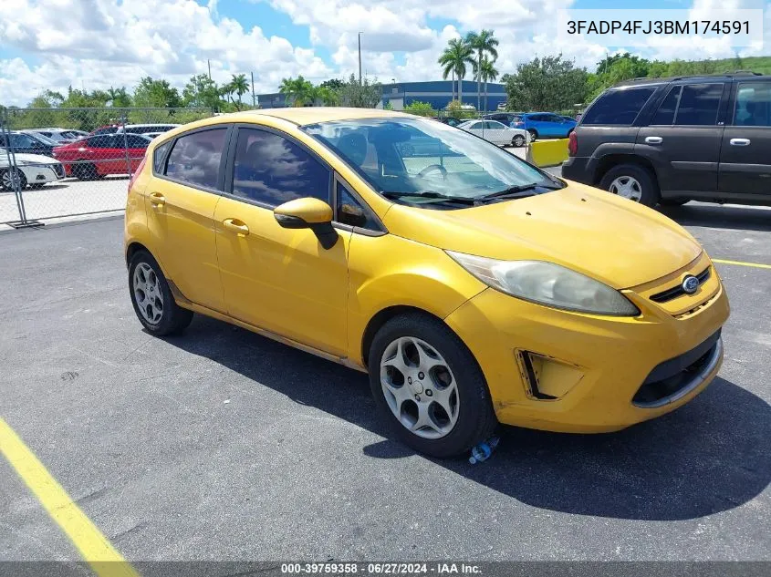 2011 Ford Fiesta Ses VIN: 3FADP4FJ3BM174591 Lot: 39759358