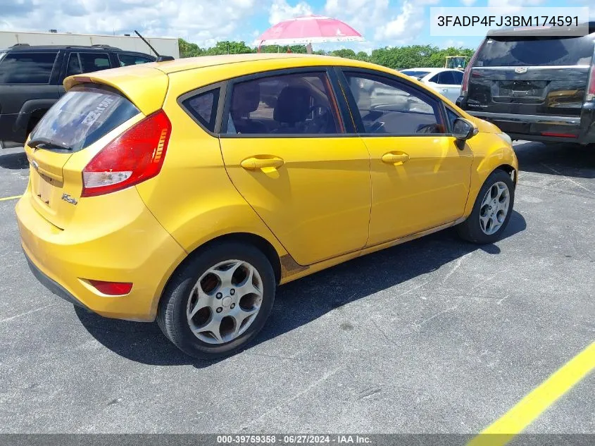 2011 Ford Fiesta Ses VIN: 3FADP4FJ3BM174591 Lot: 39759358