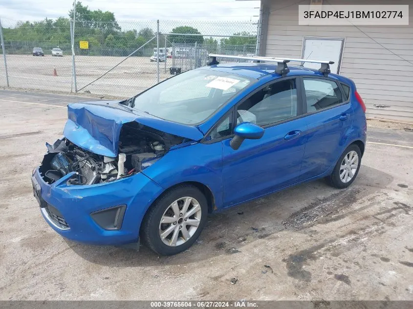 3FADP4EJ1BM102774 2011 Ford Fiesta Se