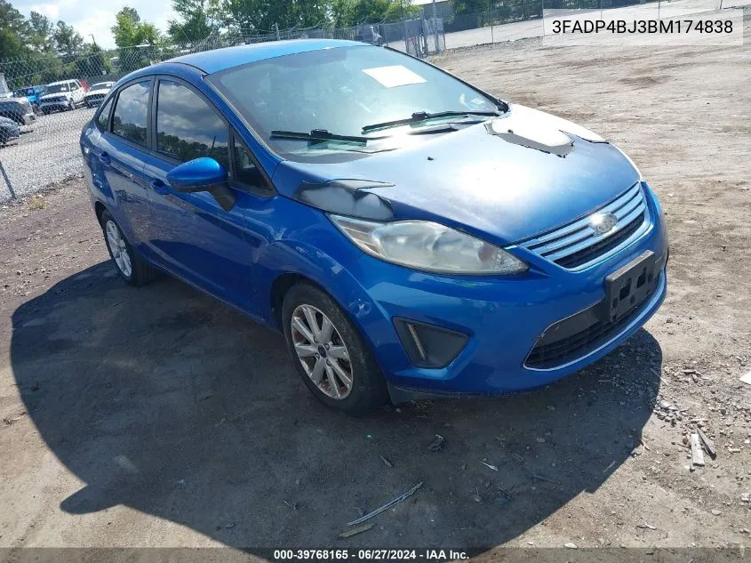 2011 Ford Fiesta Se VIN: 3FADP4BJ3BM174838 Lot: 39768165