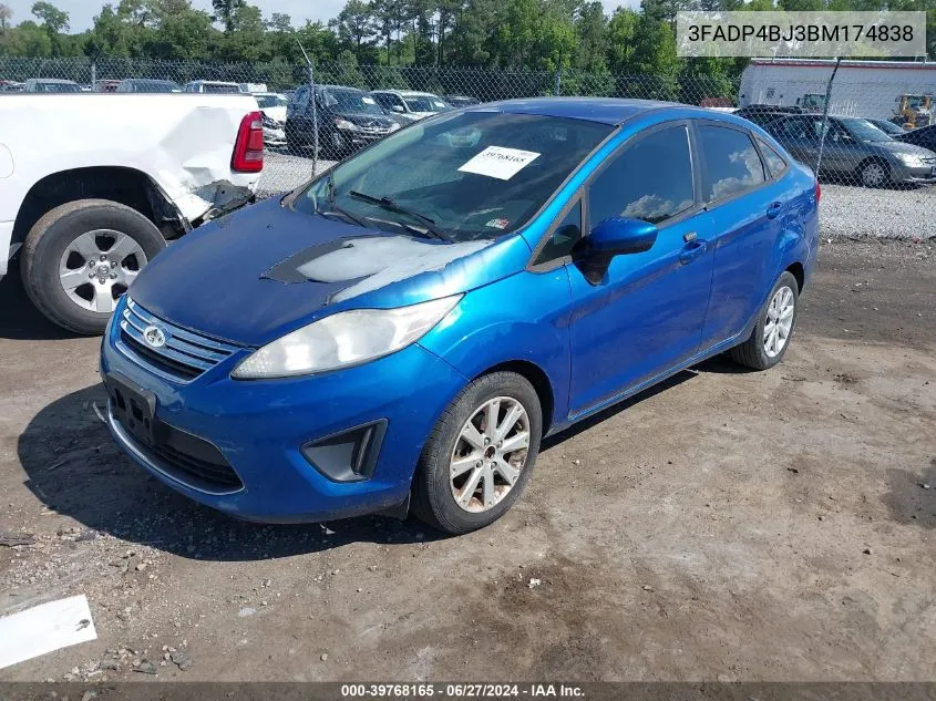 2011 Ford Fiesta Se VIN: 3FADP4BJ3BM174838 Lot: 39768165