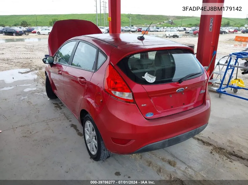 2011 Ford Fiesta Se VIN: 3FADP4EJ8BM179142 Lot: 39786277