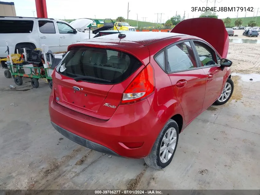 2011 Ford Fiesta Se VIN: 3FADP4EJ8BM179142 Lot: 39786277