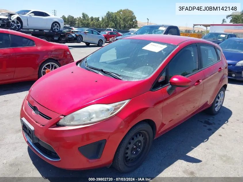 3FADP4EJ0BM142148 2011 Ford Fiesta Se