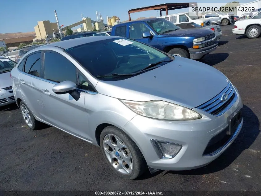 2011 Ford Fiesta Sel VIN: 3FADP4CJ2BM143269 Lot: 39828872