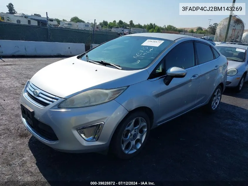 2011 Ford Fiesta Sel VIN: 3FADP4CJ2BM143269 Lot: 39828872