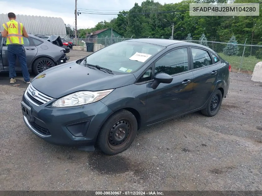 3FADP4BJ2BM104280 2011 Ford Fiesta Se